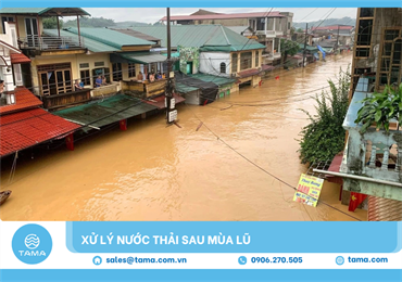 Hai bước xử lý nước sinh hoạt sau mùa lũ